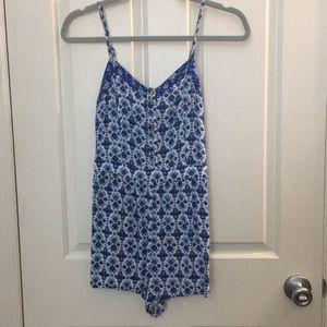 Blue American Eagle Romper